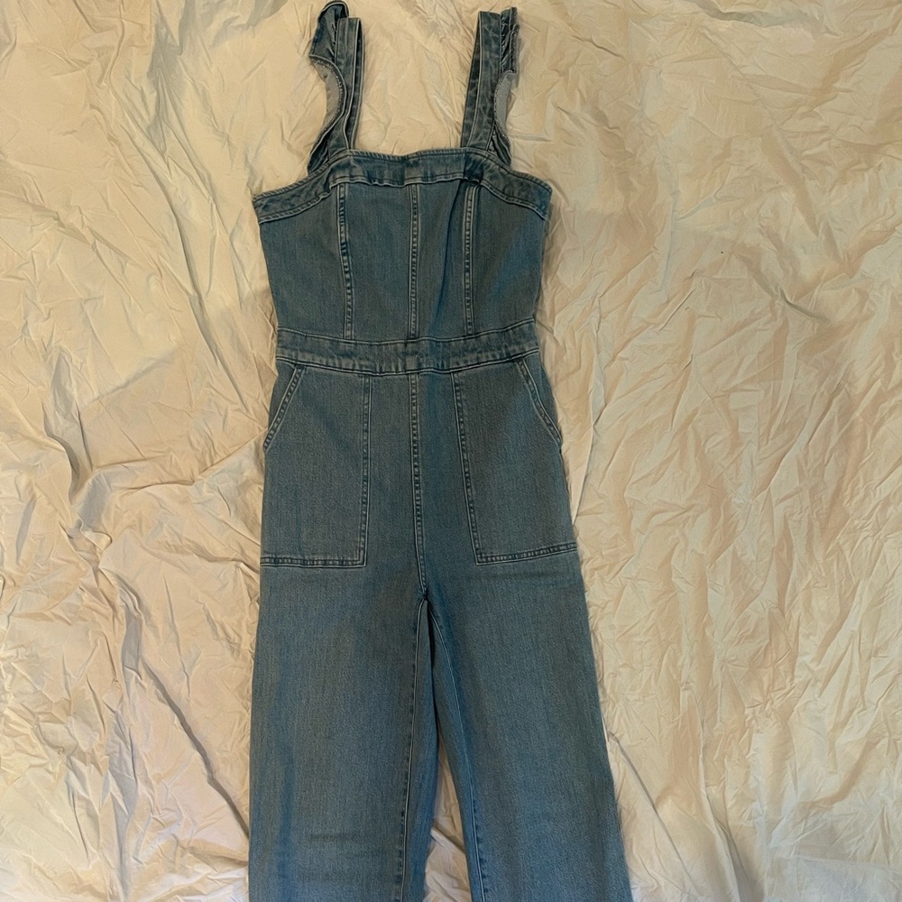 Madewell denim jumpsuit